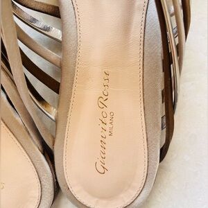 Gianvito Rossi Gold Sandals Sz 40